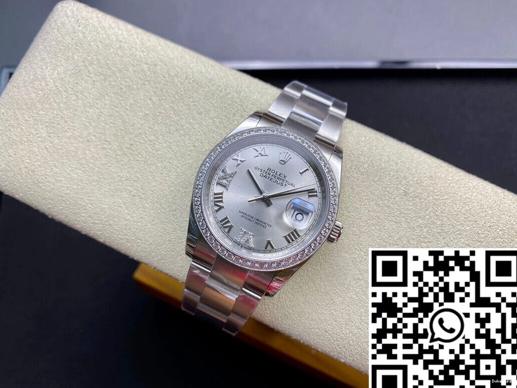 EW M126284RBR-0022 Rolex Factory Diamond-set Datejust Bezel 0214